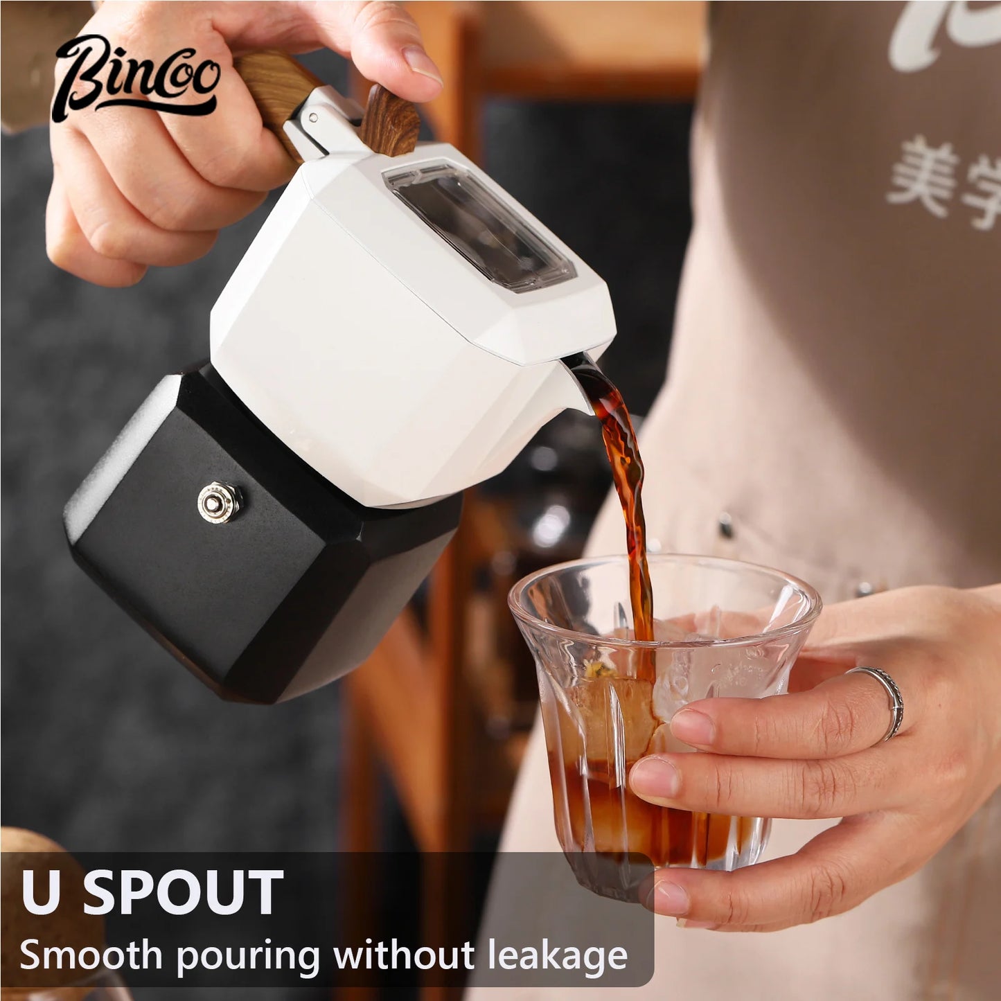 Stovetop Espresso Maker 2 Cups,Creative Cube Moka Coffee