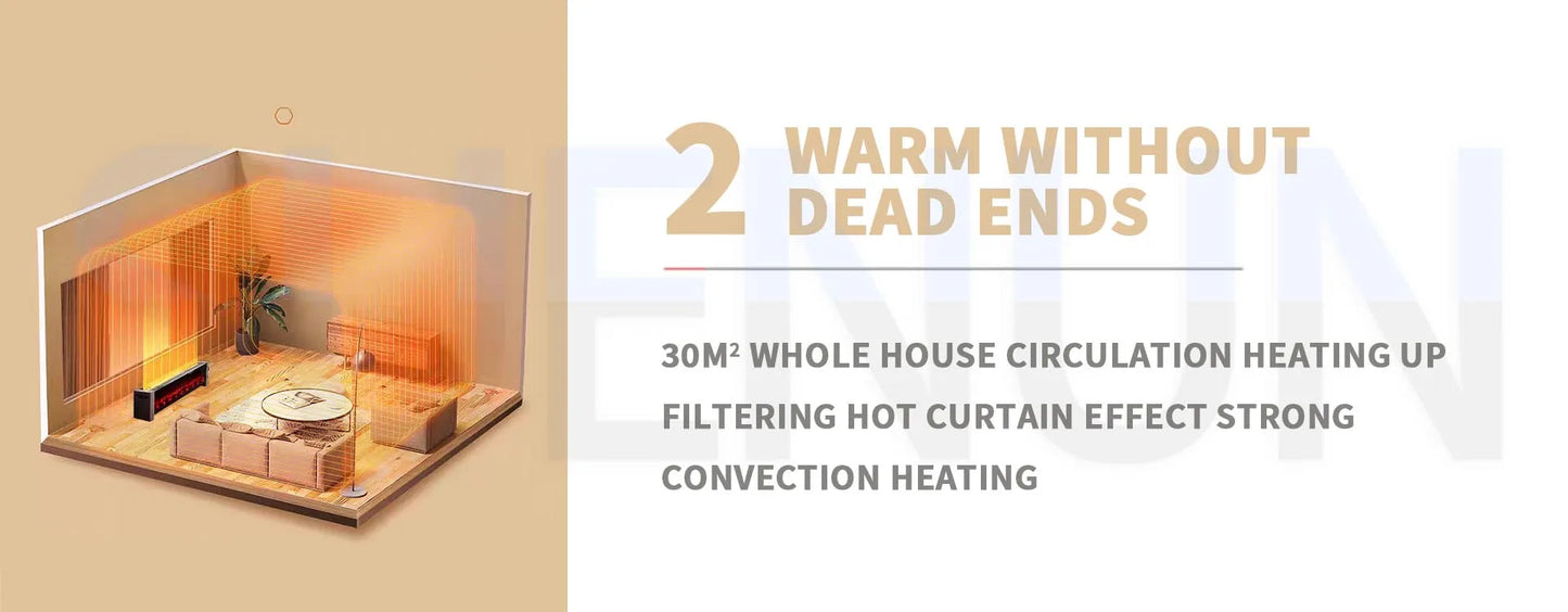 Home Electric Fireplace Heater 3D