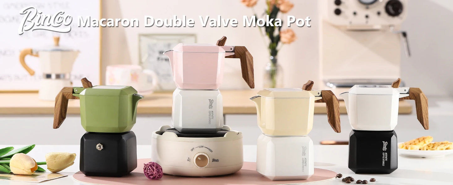 Stovetop Espresso Maker 2 Cups,Creative Cube Moka Coffee