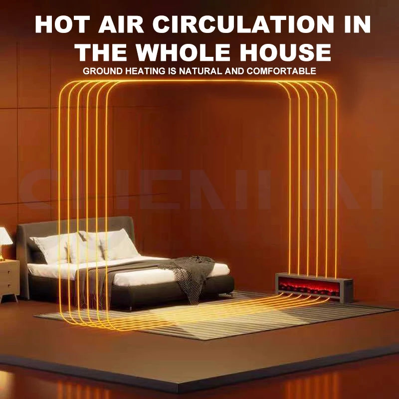 Home Electric Fireplace Heater 3D