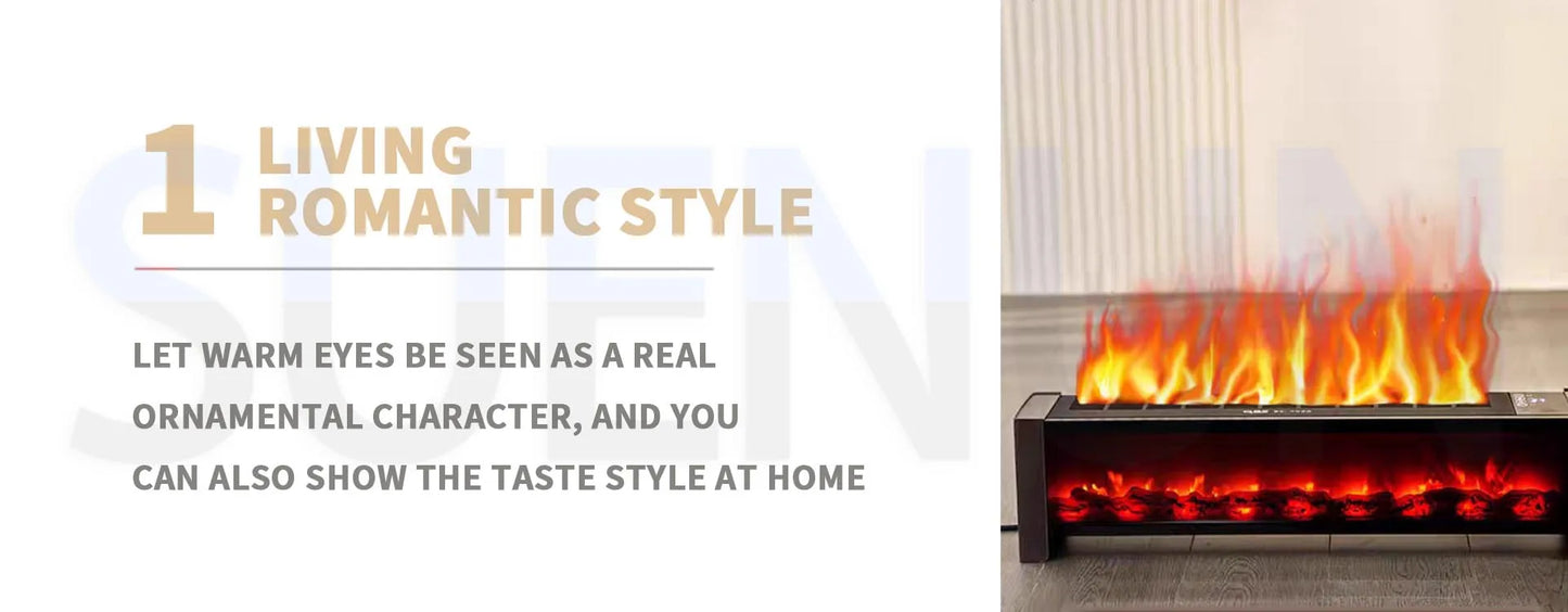 Home Electric Fireplace Heater 3D