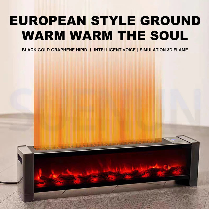 Home Electric Fireplace Heater 3D