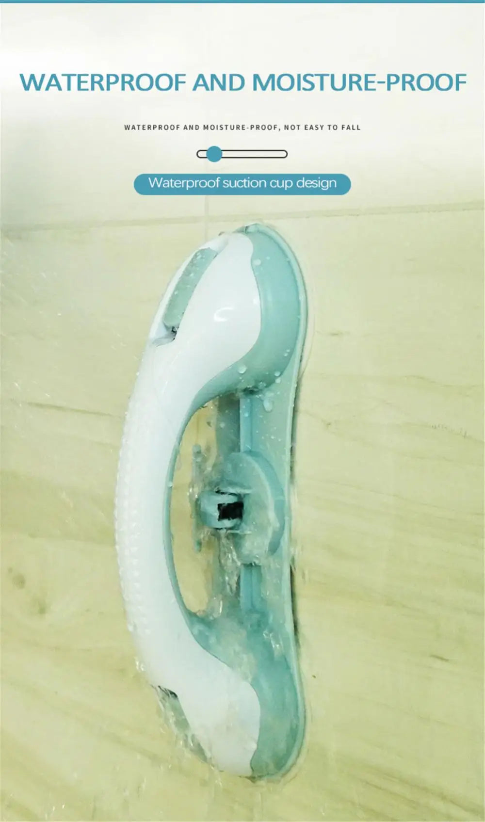 Bathroom Suction Cup Handle Grab